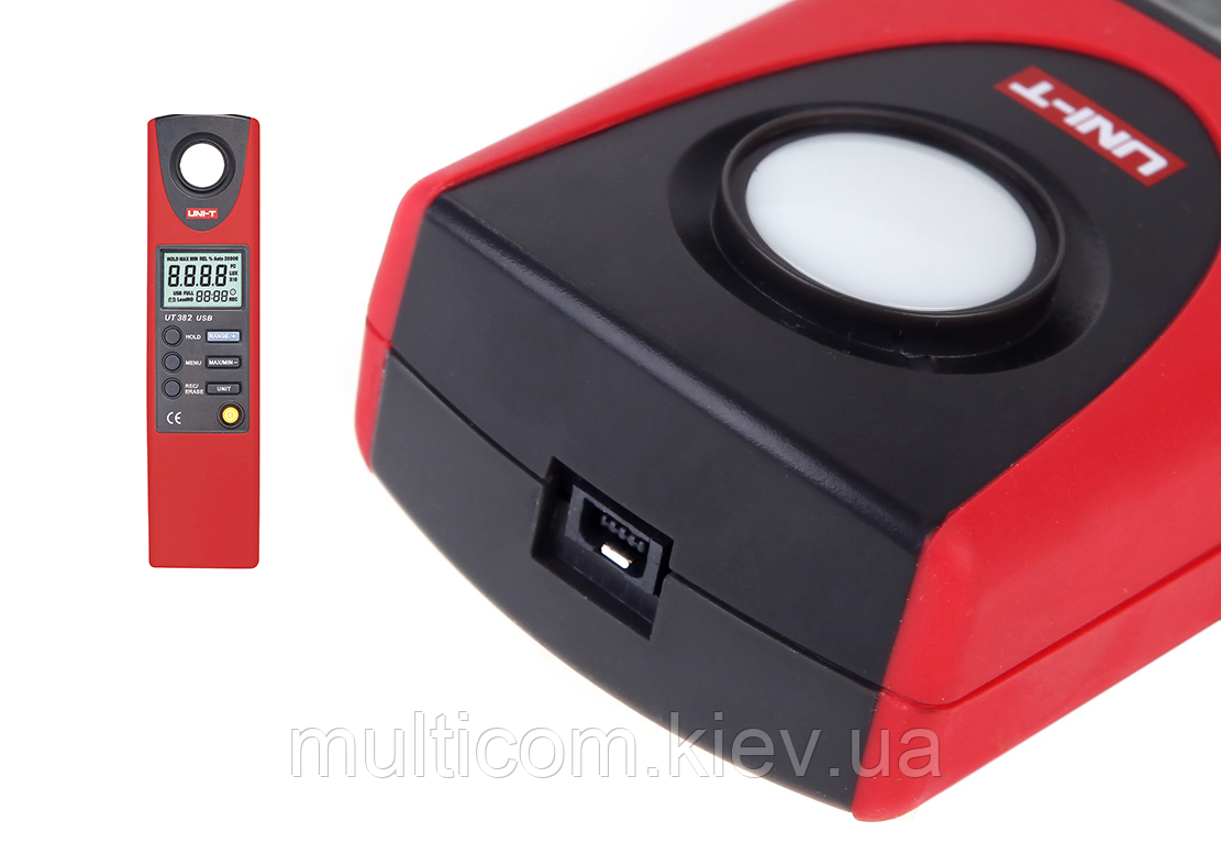 17-03-101. Люксметр (вимірювач освітленості) UNI-T UT-382, фото 1