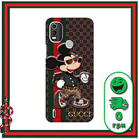 Nokia C21 Plus Чехол Gucci Микки Маус