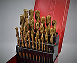 Набір свердел для металу 25 шт., фото 2