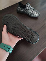 ЗНИЖКА! Літні кросівки Yeezy Boost BLACK / WHITE чоловічі із буст, фото 6