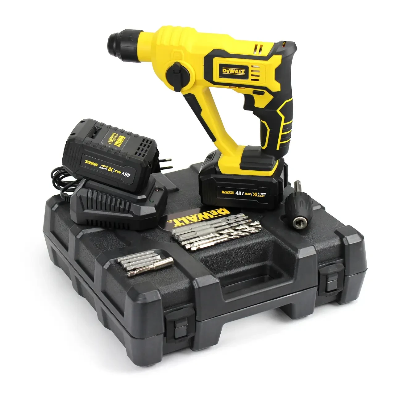 Акумуляторний перфоратор DeWalt DCH271P1 48V 6Ah 900 об/хв 5000 уд/хв | АКБ перфоратор