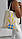 Сумка Шоппер з вишивкою Колоски на молочному льоні, еко сумка для покупок, шопер, сумка з вишиванкою, сумка для покупок вишита, фото 2