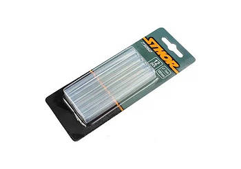 Стержні клейові STHOR : Ø= 7 х100 мм. прозорі уп. 12 шт. (73260)