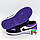 Низькі чорні з фіолетовим кросівки Nike Air Jordan 1. Топ якість! 37. Розміри в наявності: 37, 38, 39, 40, 40.5, 41, 42., фото 4