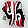Низькі чорні з червоним кросівки Nike Air Jordan 1. Топ якість! 37. Розміри в наявності: 37, 38, 39, 40, 41., фото 4