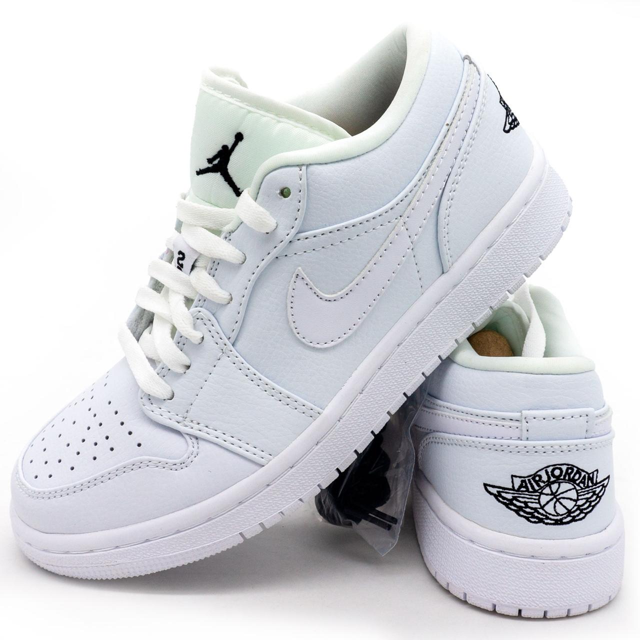 Низькі білі кросівки Nike Air Jordan 1. Топ якість! 37. Розміри в наявності: 37, 38, 39, 40, 41.
