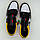 Низькі чорні c жовтим кросівки Nike Air Jordan 1 36. Розміри в наявності: 36, 37, 38, 40., фото 3