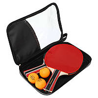 Набор для настольного тенниса WEINIXUN 3* 2 ракетки, 3 мяча c чехлом MT-2118: Gsport