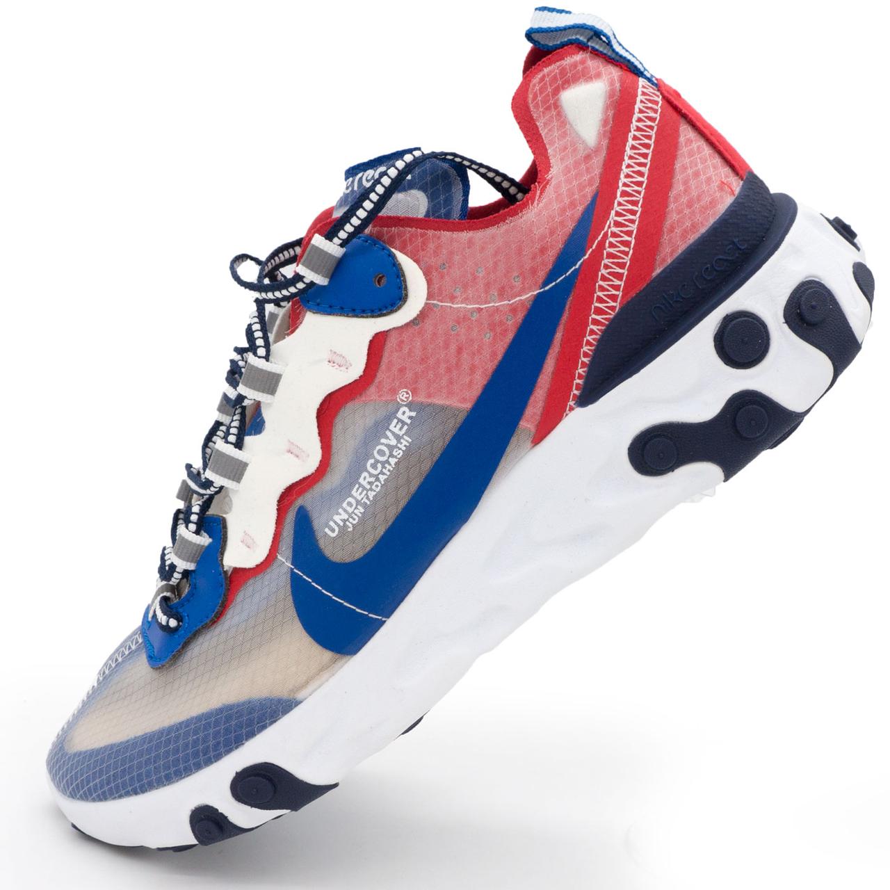 Кросівки Nike React 87 Undercover сині з червоним. Топ якість! 38. Розміри в наявності: 38, 39, 41.
