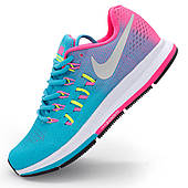 Жіночі кросівки для бігу Nike Zoom Pegasus 33 блакитні. Топ якість! 38. Розміри в наявності: 38.