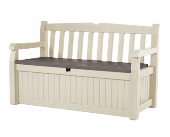 Пластикова лава зі спинкою 140 х 60 см KETER GARDEN BOX SEAT BOX 265L