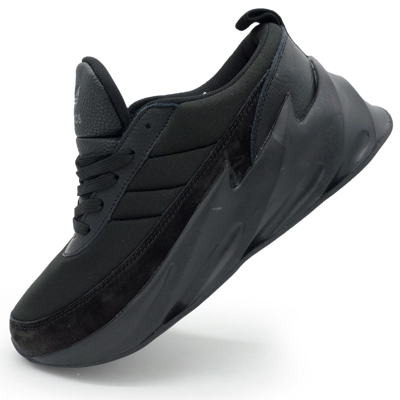 Жіночі кросівки Adidas Sharks повністю чорно. Топ якість! 36. Розміри в наявності: 36, 37.