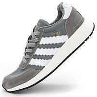 Кроссовки для бега Adidas Iniki Runner светло серые 43.3. Размеры в наличии: 43.