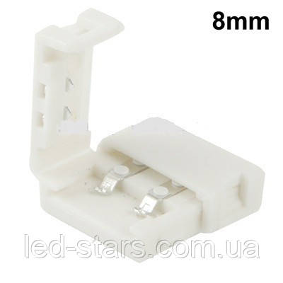 Конектор пластиковий 8mm Connector NEW 2pin