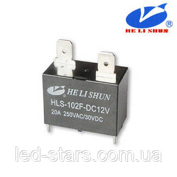 HLS-102F РЕЛЕ (24VDC) струм-20A/ контакти-1A
