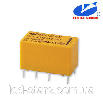 HLS-4078 РЕЛЕ (24VDC) струм-2A/ контакти-2С, фото 1