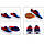 Чоловічі сині з червоним кеди RenBen RenBen 9658-3 40. Розміри в наявності: 40, 41, 43, 44., фото 3