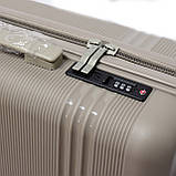 Маленька валіза для ручної поклажі з поліпропілену, 25 л Snowball бежева, фото 4