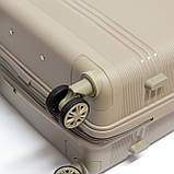 Маленька валіза для ручної поклажі з поліпропілену, 25 л Snowball бежева, фото 5