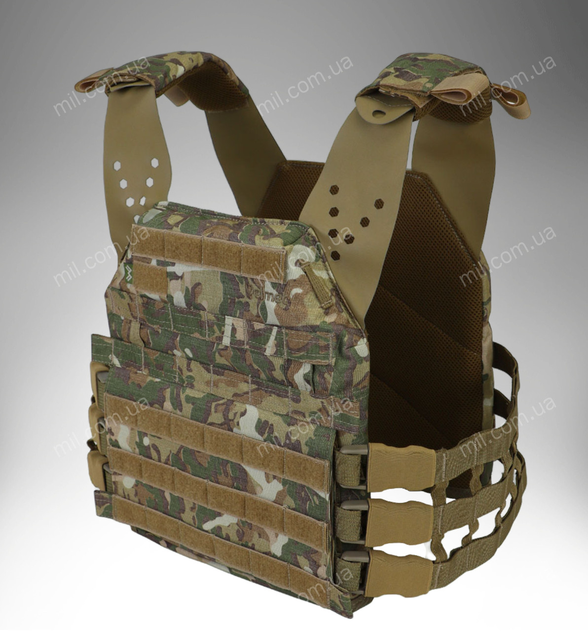 Бронежилет полегшений 4 класу / plate carrier (плитоноска) з пластинами VELMET PERUN М-4 (mawka)
