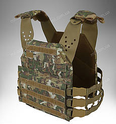 Бронежилет полегшений 4 класу / plate carrier (плитоноска) з пластинами VELMET PERUN М-4 (mawka)