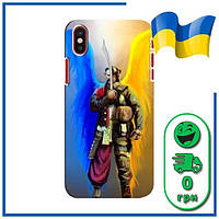 Чехол Козак с Крыльями для Айфон 10 / Чехлы Защитник Украины iPhone X