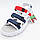 Жіночі біло сині сандалі FILA Disruptor 2. Топ якість! 36. Розміри в наявності: 36, 39., фото 2
