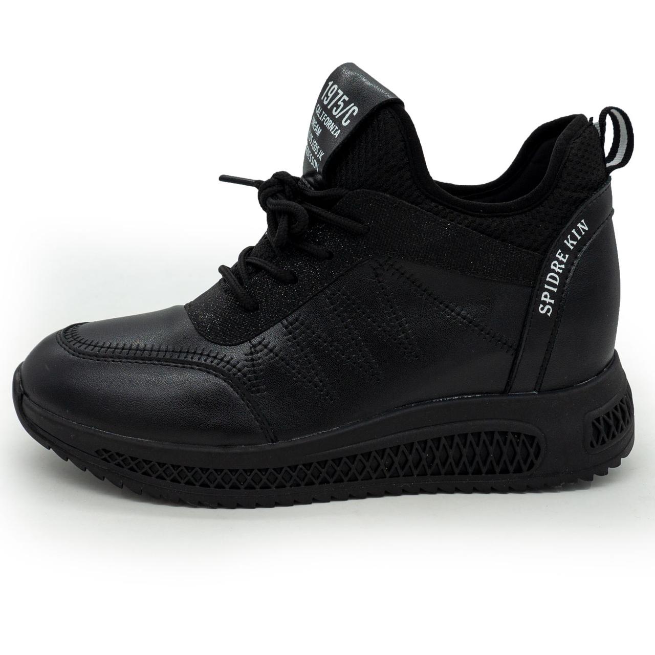 Жіночі кросівки Lonza 1668 чорні 36. Розміри в наявності: 36, 37, 38.