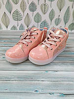 Демисезонная детская обувь Розовые детские деми ботинки Детские деми ботинки для девочки