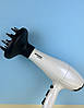 Професійний фен для волосся Gemei GM-105 Білий, фото 4