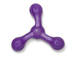 Іграшка для собак West Paw Zogoflex Skamp Три Пелюстки 20 см Фіолетовий (BZ031EGG)