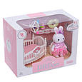 Набір меблів "Дитяча спальня" з фігуркою зайчика (аналог Sylvanian families) арт. 6621-7, фото 2
