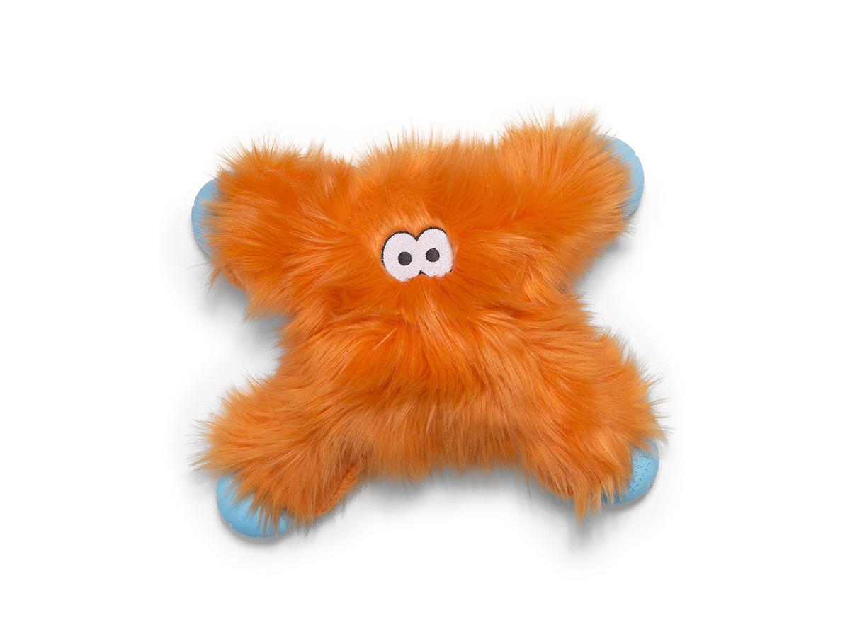 Іграшка для собак West Paw Lincoln Zogoflex HardyTex пухнаста пищалка 24х28 см Помаранчевий (DD003ORF), фото 1
