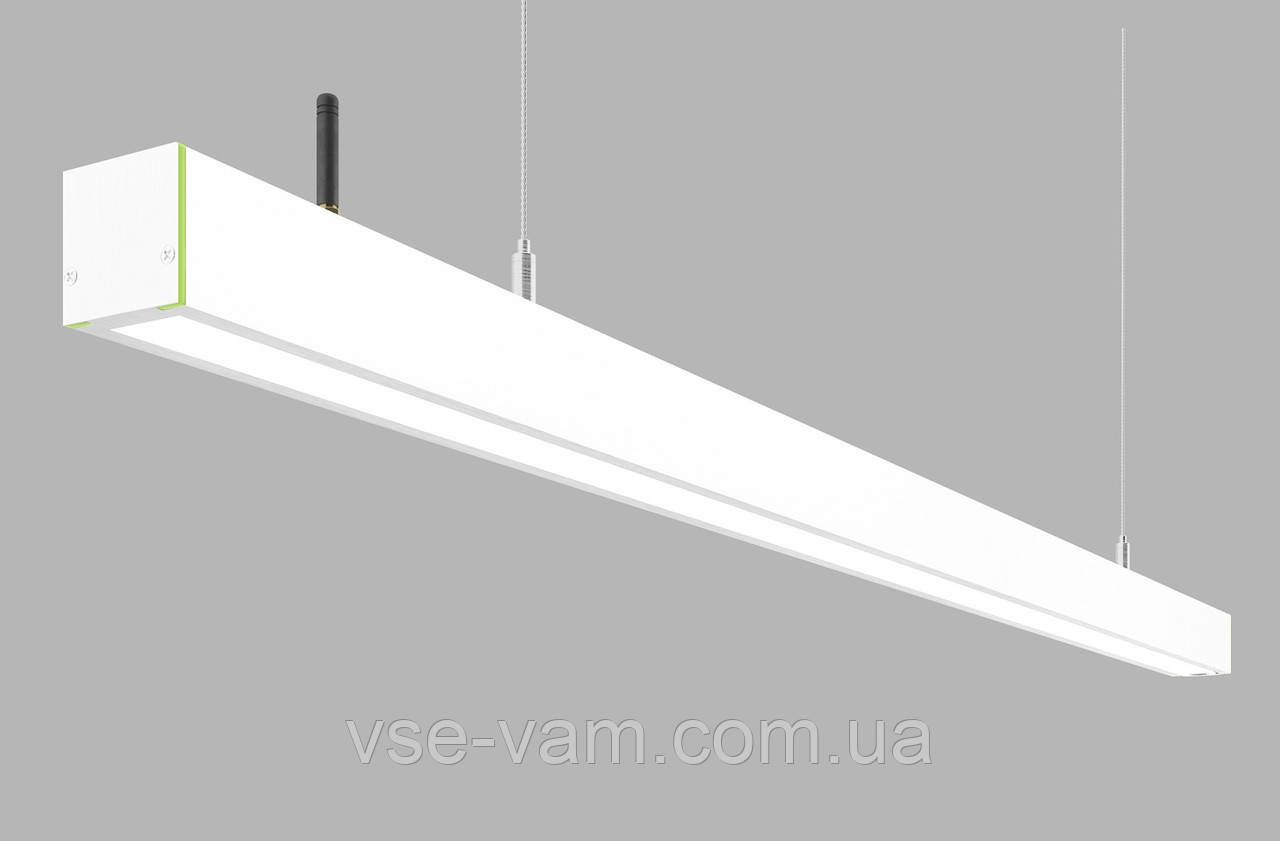 Диммируємий лінійний світлодіодний світильник X-LED 150 Вт, з пультом управління, білий.