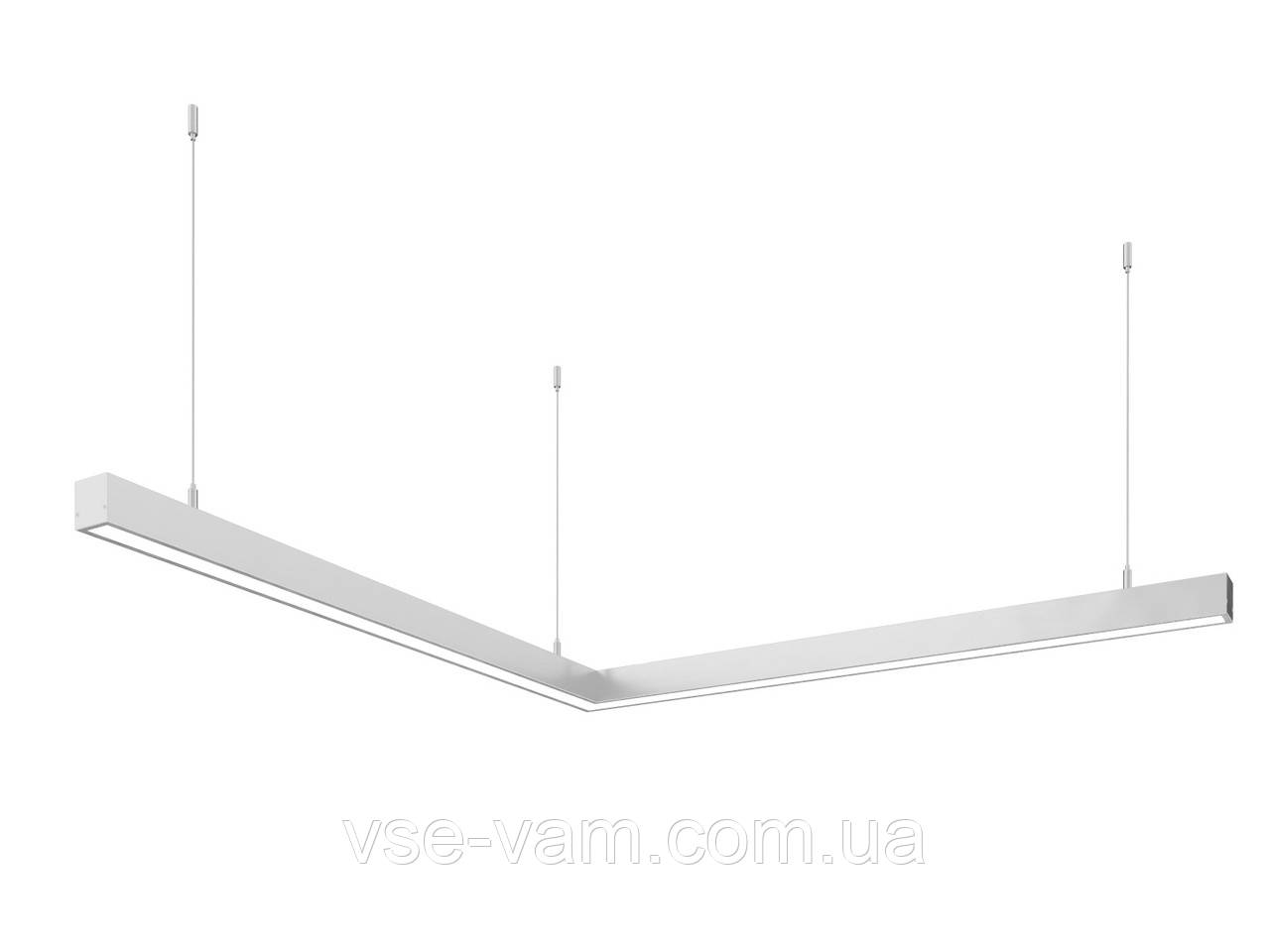 Лінійний світлодіодний світильник X-LED 80 Вт, "Кут" (800*800 мм)