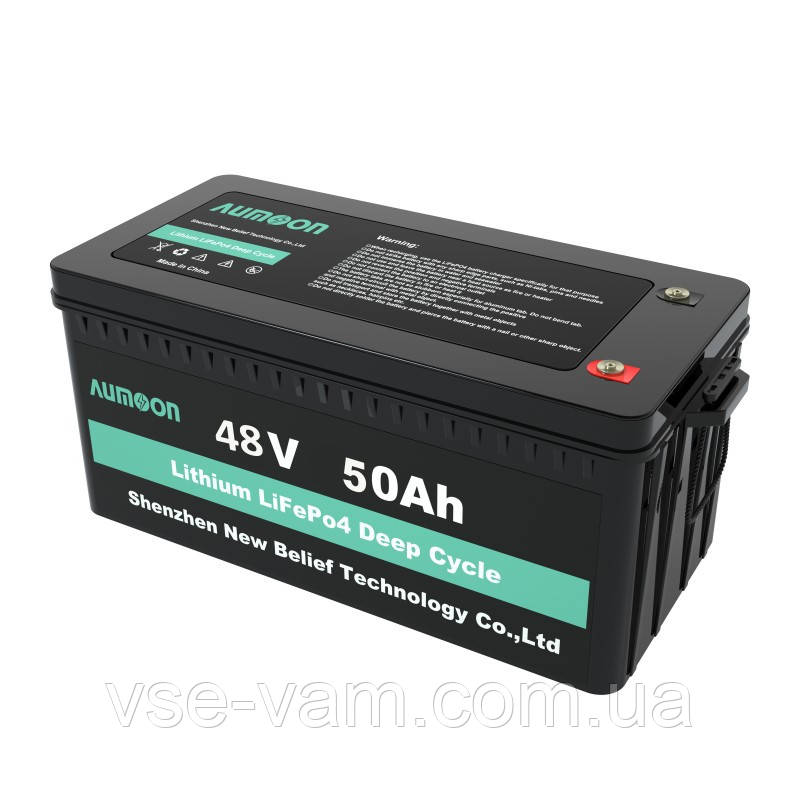 Літієва акумуляторна батарея LiFePO4 48V/50 Ah (BMS 16S 50A) для інвертора на 48 вольт