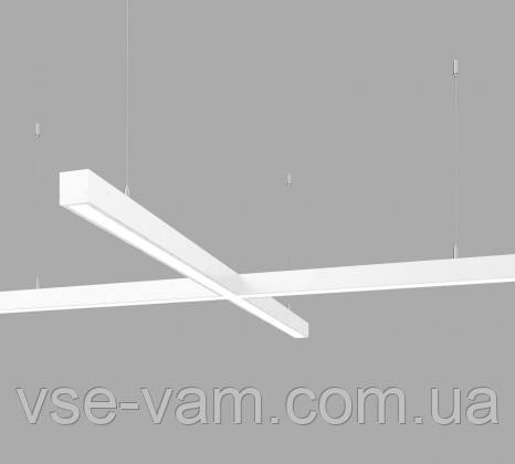 Керований світлодіодний світильник X-LED 80Вт x-подібний (хрест) білий (855*855*43) LSNKr-80dw