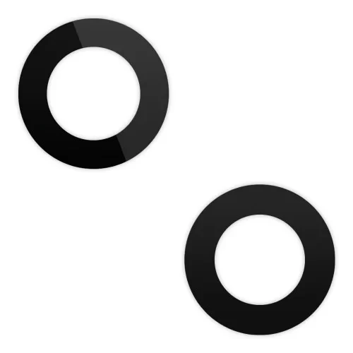 Скло камери для iPhone 14, iPhone 14 Plus (без кільця, саме скло) (комплект 2 шт.), фото 1