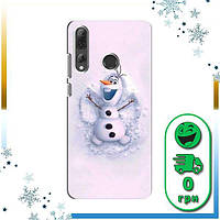 Чехол с картинкой для Huawei P Smart Plus 2019 Снеговик Олаф / Чехлы с принтом Хуавей П Смарт Плюс 2019