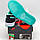 Низькі чорні з бірюзовим кросівки Nike Air Jordan 1. Топ якість! 40. Розміри в наявності: 40, 41., фото 3