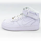 Кросівки Nike Air Force 1 високі білі - Топ якість 38. Розміри в наявності: 38, 39, 40, 41, 42, 43, 44, 45.