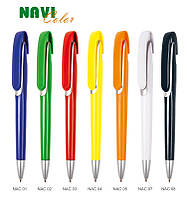 Ручка пластикова NAVI Color. Зелена