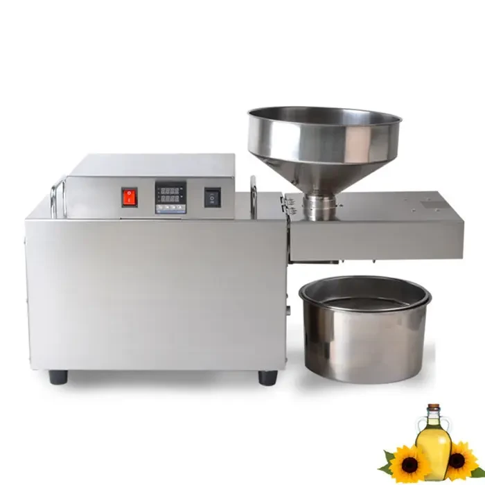 Прес для холодного віджиму олії, маслопрес шнековий Dulong TN 1500W (10-15 л/година) з термостатом, фото 1