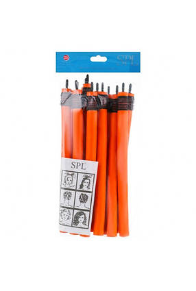 Гнучкі бігуді з липучкою (12 шт) 250 мм Ø 18 мм SPL 12944