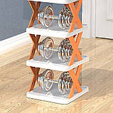 Взуттєвий органайзер полиця 8 рівнів SR155 підставка для взуття, взуття, вертикальна стійка, фото 2
