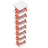 Взуттєвий органайзер полиця 8 рівнів SR155 підставка для взуття, взуття, вертикальна стійка, фото 9