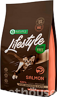 Сухий беззерновий корм для кошенят з лососем Lifestyle Grain Free Salmon Kitten 400г