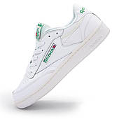 Кросівки Reebok Сlassic Club C 85 білі, натуральна шкіра - Топ якість! 41. Розміри в наявності: 41, 42.