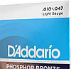 Струни для акустичних гітар D'Addario EJ38 PHOSPHOR BRONZE REGULAR LIGHT 12-STRING (10-47), фото 4