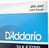 Струни для акустичних гітар D'Addario EJ40 SILK & STEEL FOLK REGULAR LIGHT (11-47), фото 4